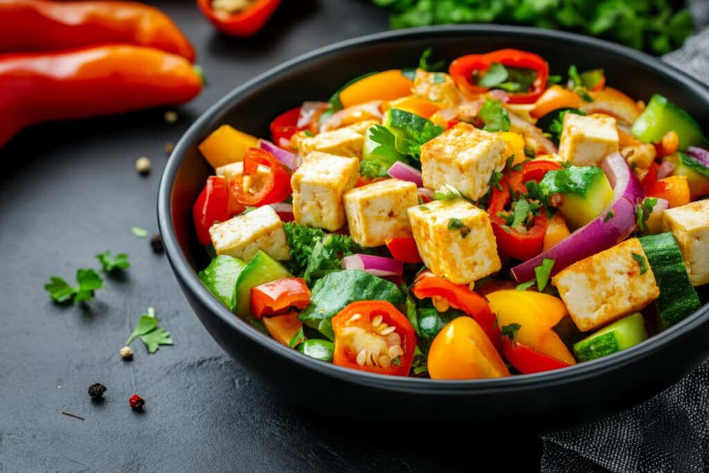 paneer with vegetables