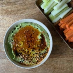 spinach and feta hummus