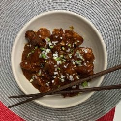 Spicy korean tofu