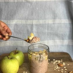 Apple pie overnight oats
