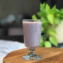 Blueberry smoothie