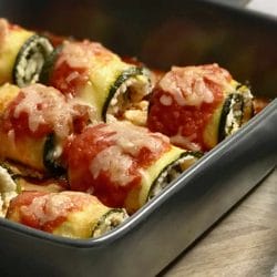 Ricotta and Zucchini Cannelloni