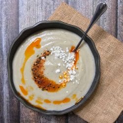 Cauliflower and bean soup