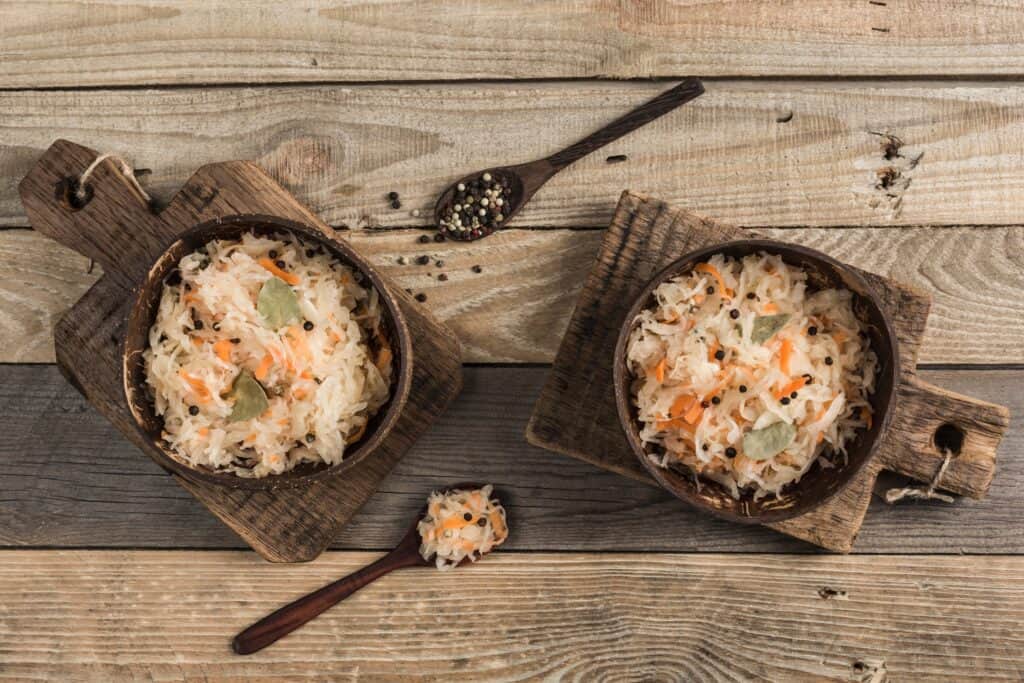 fermented cabbage sauerkraut